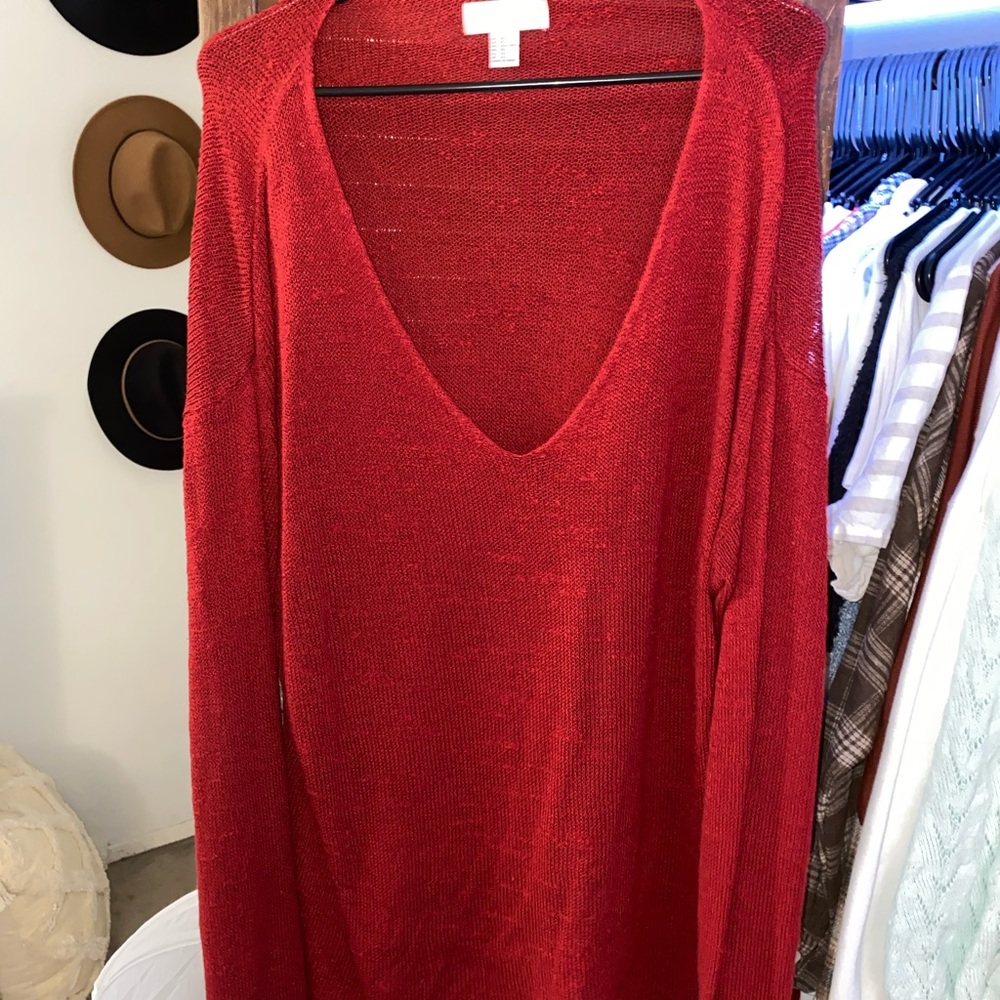 Forever 21 Plus Size Red Sweater
